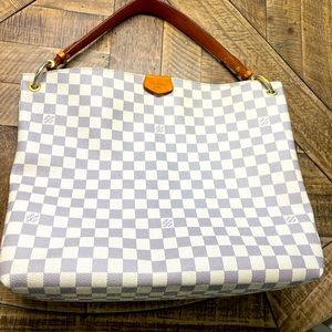 Authentic Louis Vuitton Damier Azur Graceful MM